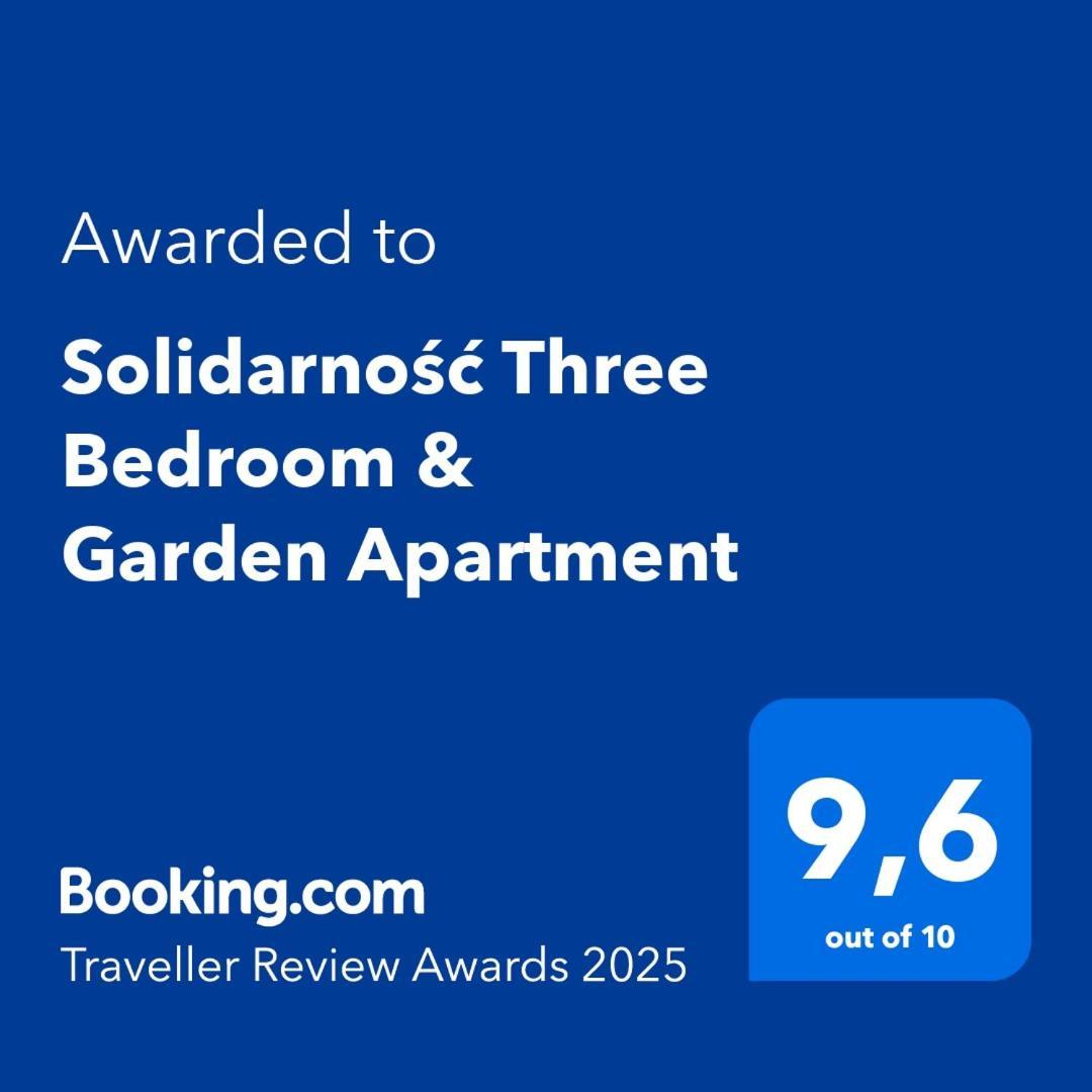 Solidarnosc Three Bedrooms & Garden Apartment Gdansk Ngoại thất bức ảnh